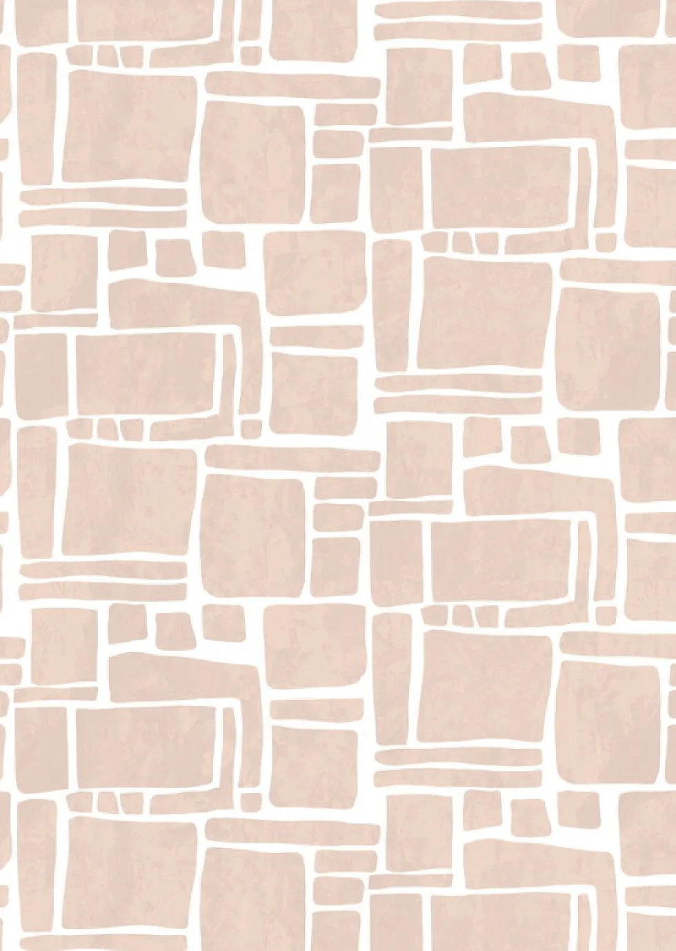 2 lés de papier peint intissé beige 96x270cm Dédales - Edito