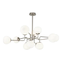 Lustre avec 12 sphères en métal argenté Erich - Maytoni