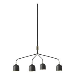 Lustre à 4 bras longs noir Howard Chandelier - Gubi
