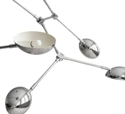 Lustre en acier brossé chromé 158x120x85cm Drop - 101 COPENHAGEN