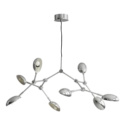 Lustre en acier brossé chromé 111x78,5x55cm Drop - 101 COPENHAGEN