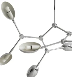 Lustre en acier brossé chromé 111x78,5x55cm Drop - 101 COPENHAGEN