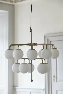 Lustre en laiton doré 68 x 74 cm Palma - Nordal