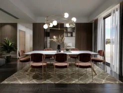 Lustre en métal doré Balance - Maytoni