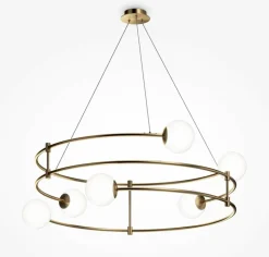 Lustre en métal doré Balance - Maytoni
