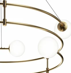 Lustre en métal doré Balance - Maytoni