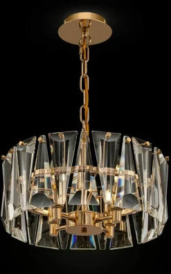 Lustre en métal doré 38 cm Puntes - Maytoni