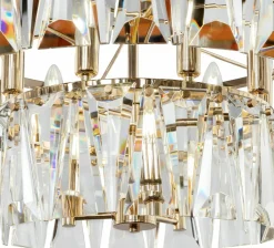 Lustre en métal doré 68 cm Puntes - Maytoni