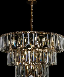 Lustre en métal doré 77 cm Puntes - Maytoni