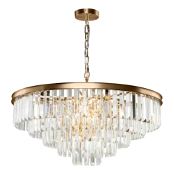 Lustre en métal laiton 12 ampoules Revero - Maytoni