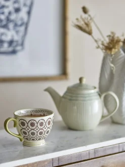 Maple Mug Brown Stoneware - Bloomingville