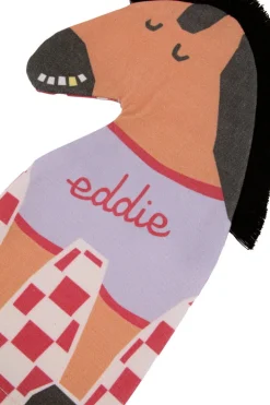 Marionnette en coton bio 25x29cm Eddie le cheval Vibes - Nobodinoz