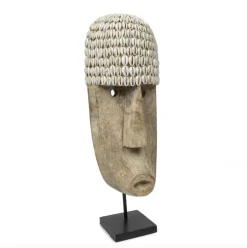 Masque de Cowrie sur pied L - Bazar Bizar