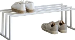 Meuble à chaussures en acier blanc 80x30x41cm Bovi - Metallbude