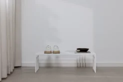 Meuble à chaussures en acier blanc 80x30x41cm Bovi - Metallbude
