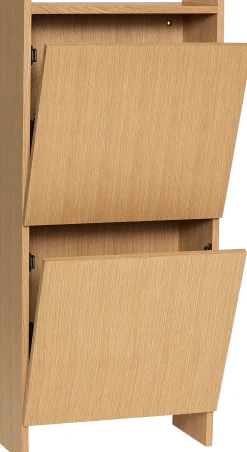 Meuble à chaussures en bois naturel 50x24xh110cm Forma- Hübsch