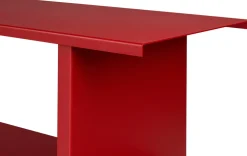Meuble de rangement en acier rouge tomate 160cm Hes - noo.ma