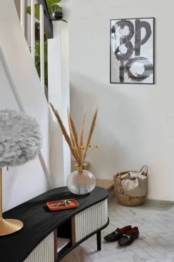 Meuble télévision en chêne foncé beige 40 x 140 cm Audacious - UMAGE