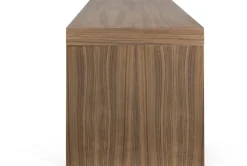 Meuble TV blanc et noyer Cliff - TEMAHOME