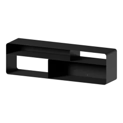 Meuble tv en acier noir 180x40x52cm Tavir - Metallbude