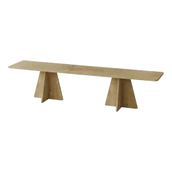 Meuble tv en bois beige 42x180x40cm Mushroom - Home Design