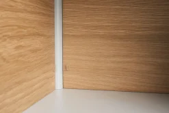 Meuble tv en bois et acier gris clair 150x34x38,7cm Combination 104 - HAY
