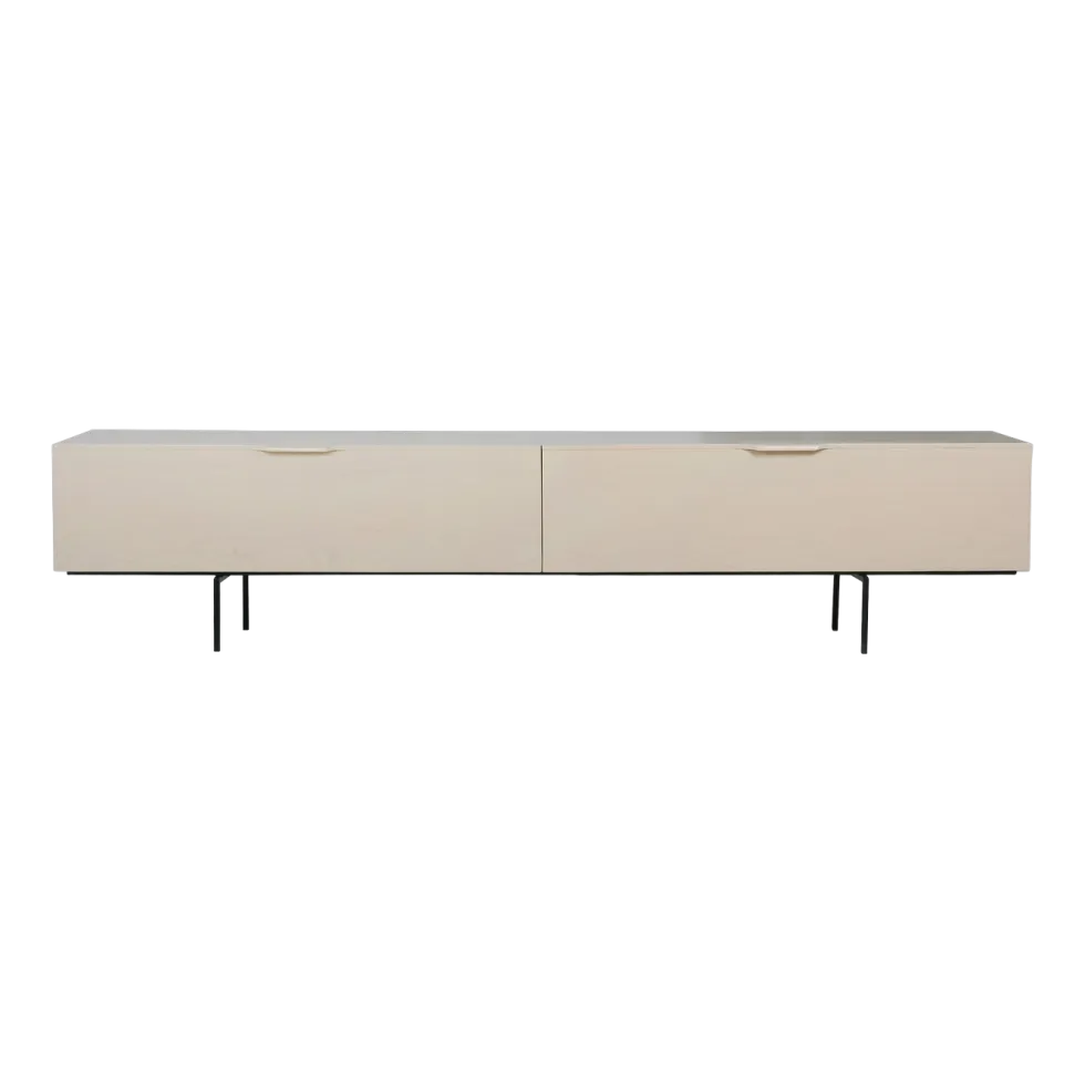 Meuble TV en bois teinté 167 cm Sand - HKliving