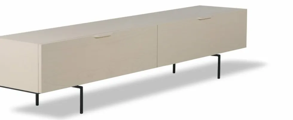 Meuble TV en bois teinté 167 cm Sand - HKliving