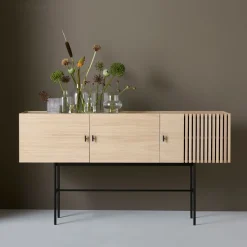 Meuble TV en chêne design 150 cm Array - Woud