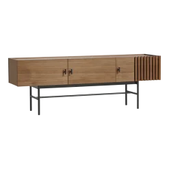 Meuble tv en noyer 150cm Array - Woud