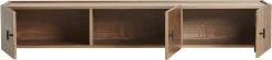 Meuble TV suspendu en noyer 150 cm Array - Woud