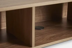 Meuble TV suspendu en noyer 150 cm Array - Woud