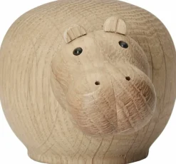 Mini Hippopotame en chêne Hibo - Woud