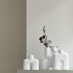 Mini vase en céramique blanc Cobra - 101 Copenhagen
