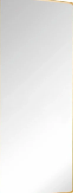 Miroir de sol 60 x 152 cm en laiton - Hübsch
