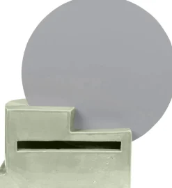 Miroir de table et lampe en céramique vert menthe 35x12x38 cm Vector - Versmissen