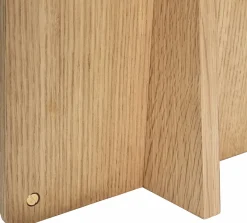Miroir de table rectangulaire en chêne naturel 30cm Smize- Hübsch