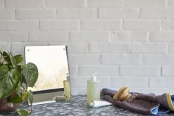 Miroir de table rectangulaire en chêne naturel 30cm Smize- Hübsch