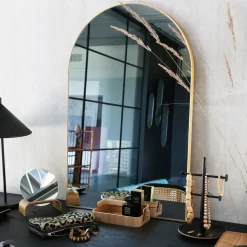 Miroir en laiton brossé Arch - HKliving