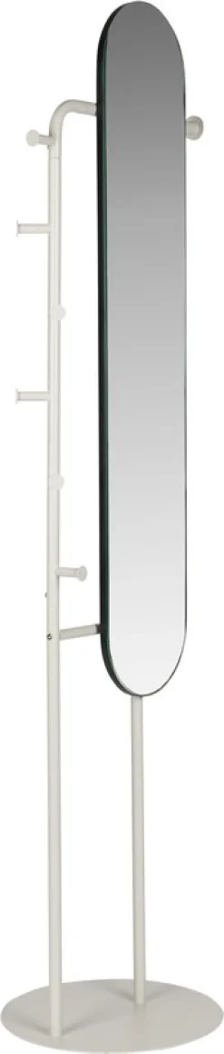 Miroir à poser en acier beige 179cm Vero - Zuiver
