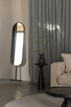 Miroir à poser en acier noir 165cm Tess - Zuiver