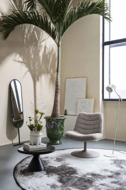 Miroir à poser en acier noir 165cm Tess - Zuiver