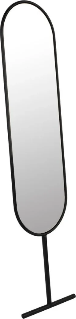 Miroir à poser en acier noir 165cm Tess - Zuiver