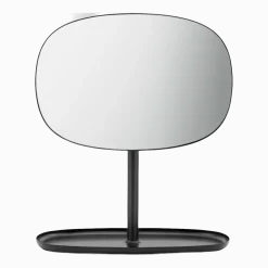 Miroir à poser en acier noir Flip - Normann Copenhagen
