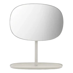 Miroir à poser en acier sand Flip - Normann Copenhagen