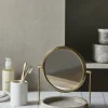 Miroir à poser en marbre et métal doré Haja - Nordal