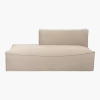 Module avec accoudoir gauche L profond beige Catena - Ferm Living