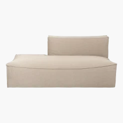 Module avec accoudoir gauche L profond beige Catena - Ferm Living