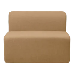 Module chaise en polyester ocre 90x70 cm Lagoon - Broste Copenhagen
