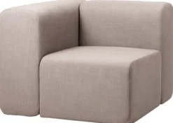 Module d'angle droit en polyester latte 90x90 cm Lagoon - Broste Copenhagen